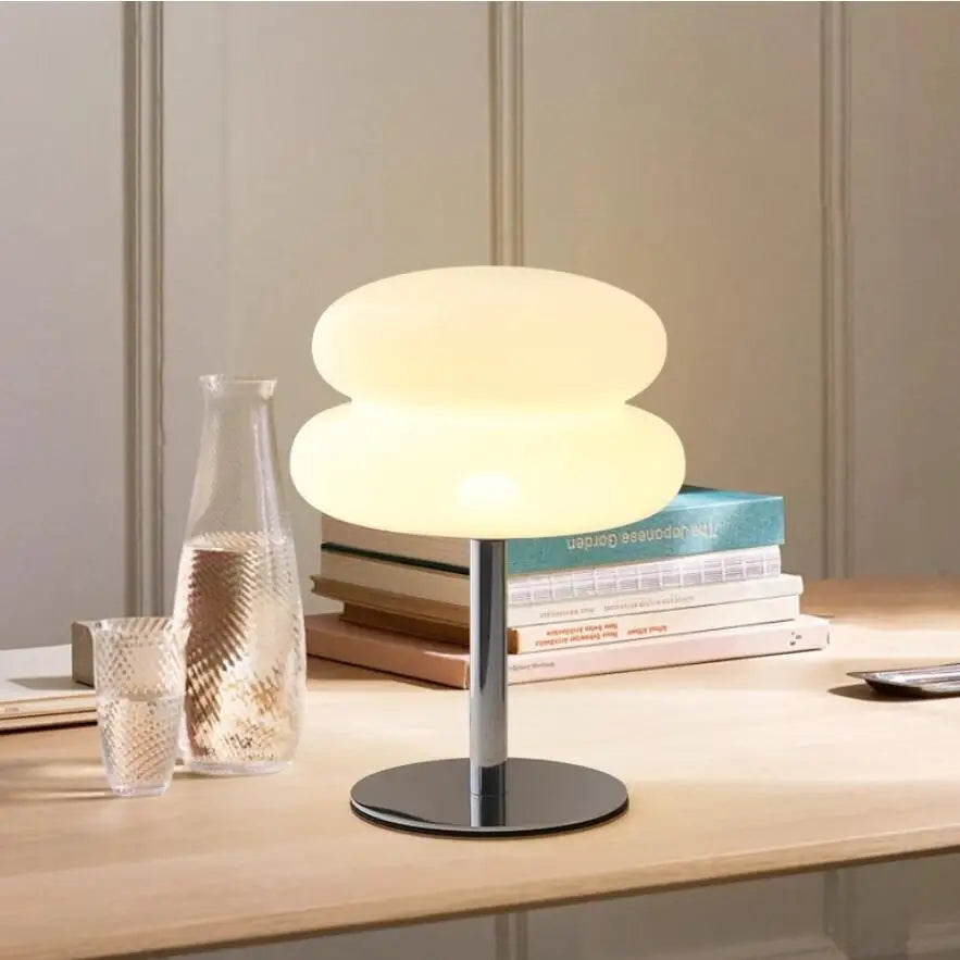 Macaron LED Table Lamp Trichromatic Dimming Living Room Atmosphere Lamps Eye Protection Night Light Girl Bedroom Bedside Decor